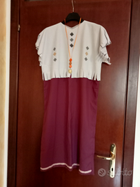 Vestito costume carnevale indiana NUOVO