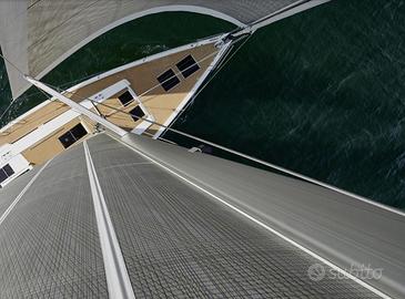ALBERO E BOMA Catamarano 45 piedi