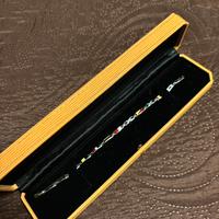 Bracciale oro con bandierine nautiche smaltate