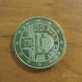 50 centesimi del 2002 Austria