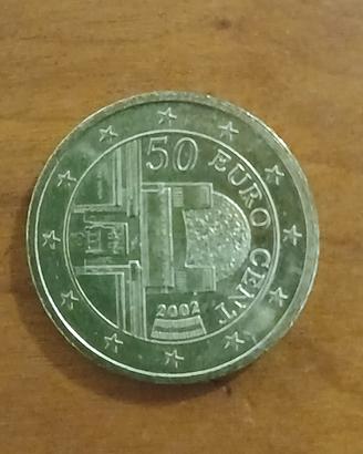 50 centesimi del 2002 Austria