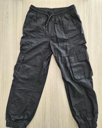 Pantaloni cargo neri 11 anni