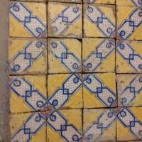 Mattonelle in  Maiolica metà Ottocento, Napoletana