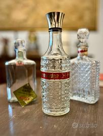 3 Bottiglie vintage liquori ‘70/‘80 per angolo bar