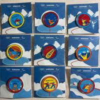 Olympics Pins Set 9 Spille Samsung Olimpiadi