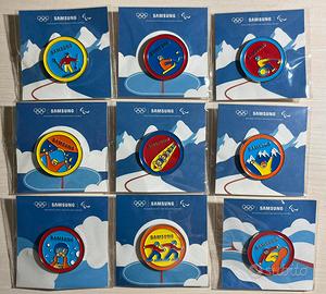Olympics Pins Set 9 Spille Samsung Olimpiadi