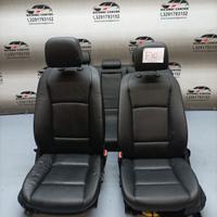 Set completo sedili in pelle nera bmw serie 5 f10