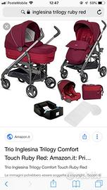 Trio inglesina rosso