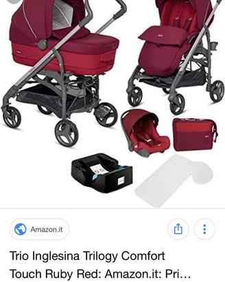 Trio inglesina rosso
