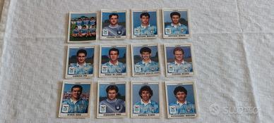 12 figurine Panini Lazio 1989-90 velina originale 