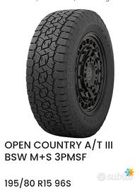 Toyo Open Country AT 195 80 15