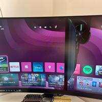 Monitor curvo MSI per ricambi