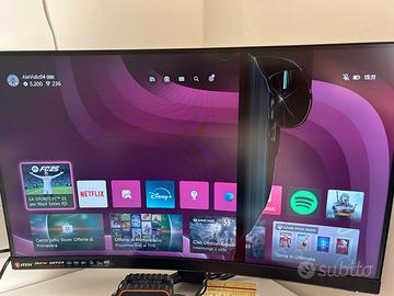 Monitor curvo MSI per ricambi