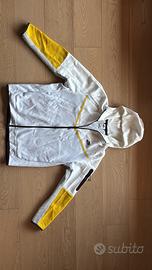 Felpa nike tech bianca-gialla