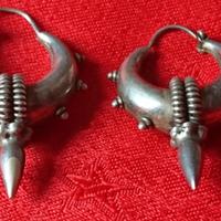 Orecchini Indiani anni 70 d’argento