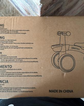 Bici senza pedali