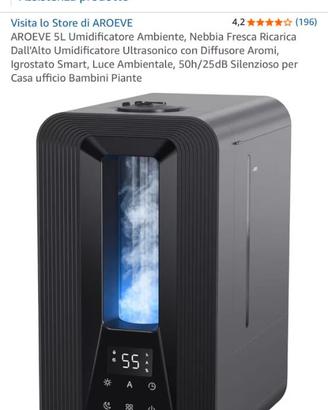 Umidificatore Ultrasonico 5L Smart