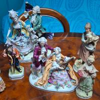 Lotto Statuine Porcellana Capodimonte