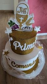 torta polistirolo comunione 