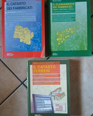 n°3Libri su catasto fabbricati e catasto terreni