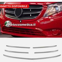 Profili cromati modanature frontale Mercedes Vito