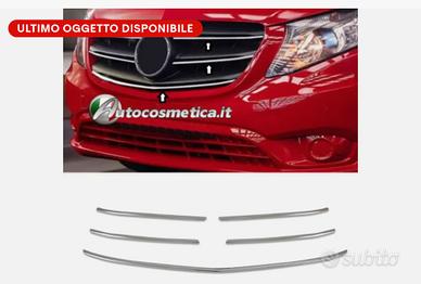 Profili cromati modanature frontale Mercedes Vito