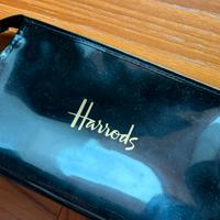Pochette Harrods nera lucida