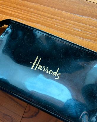 Pochette Harrods nera lucida