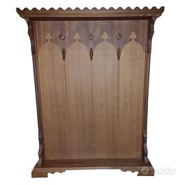 Appendiabiti da ingresso a 3 posti in legno