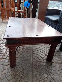 tavolino legno massello