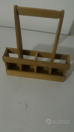 Porta mestoli in legno per posate NUOVO MAI USATO