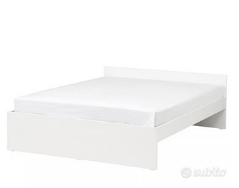 Letto matrimoniale IKEA VIHALS bianco con doghe