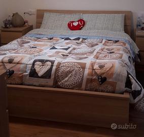 Letto matrimoniale con contenitore IKEA MALM