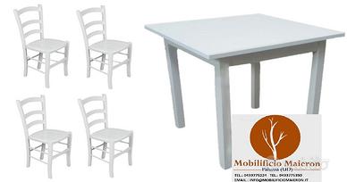 Set Sedie Tavoli Ristorante Bar Pizzerie Cod124