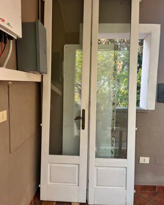 Porta finestra per esterno, compreso telaio