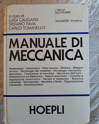 Manuale di meccanica HOEPLI