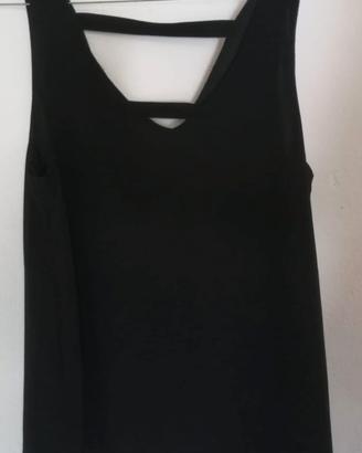 Blusa senza maniche scollo a V