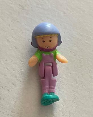 Polly Pocket bambolina + motorino nero