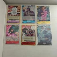 Lotto 6 carte One Piece TCG JP originali