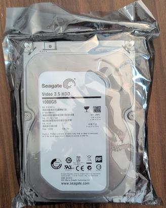 Hard Disk interno 1TB 3.5 Seagate - Nuovo 