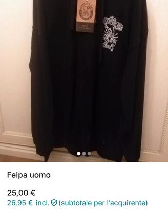 felpa uomo