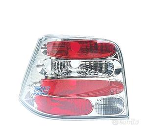 FANALI VOLKSWAGEN VW GOLF 4 97-03 FONDO CROMATO RO