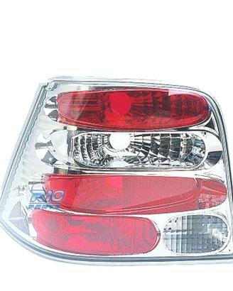 FANALI VOLKSWAGEN VW GOLF 4 97-03 FONDO CROMATO RO