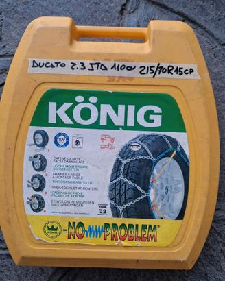 Catene Camper 215/70R15CP Konig mod T2