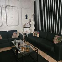 Set 2 divani salotto neri