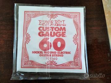 corda singola Ernie ball 0.60 Nuova