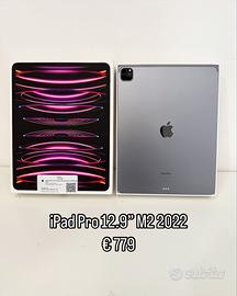 Ipad pro 12.9 pollici 6 gen 2022 M2 128gb