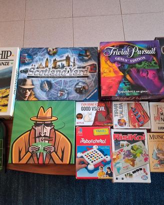 Lotto 9 giochi da tavolo - completi