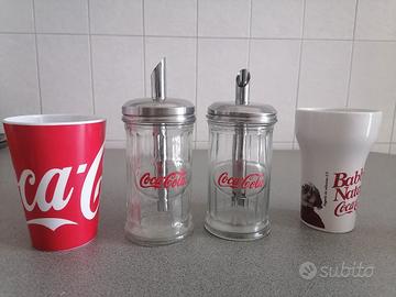 Coca-Cola dosatore zucchero bicchieri zuccheriera