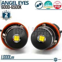 ANGEL EYES LED Per BMW SERIE 1 5 6 7 X3 X5 Bianche